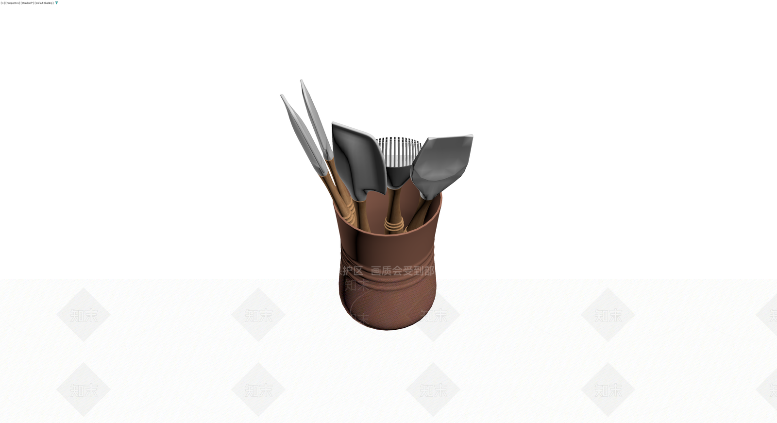 厨具收纳筒组合3D模型下载【ID:1229959835】