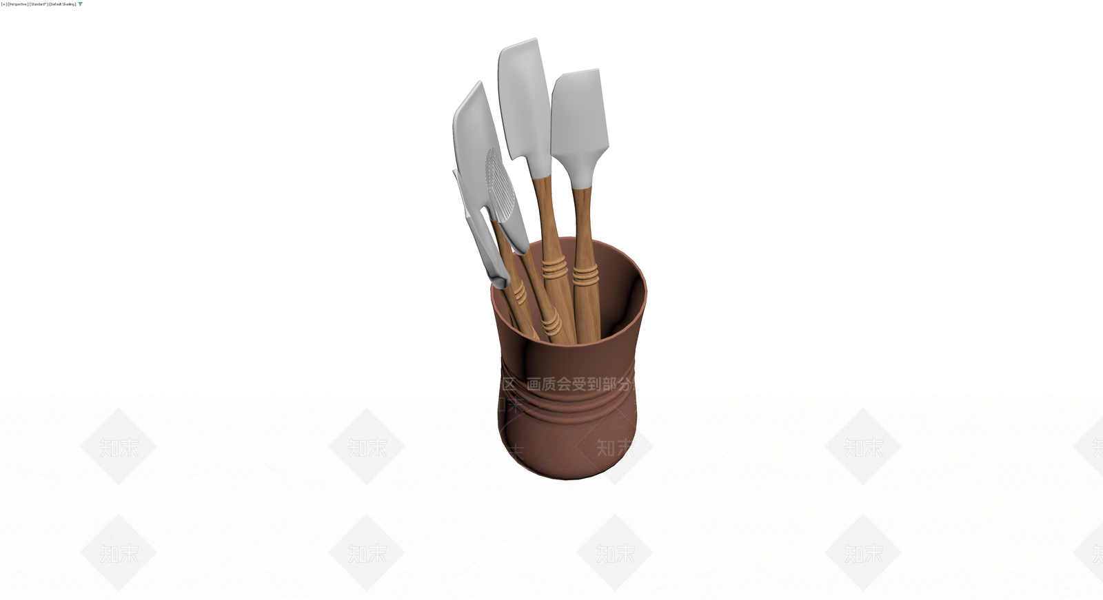 厨具收纳筒组合3D模型下载【ID:1229959835】