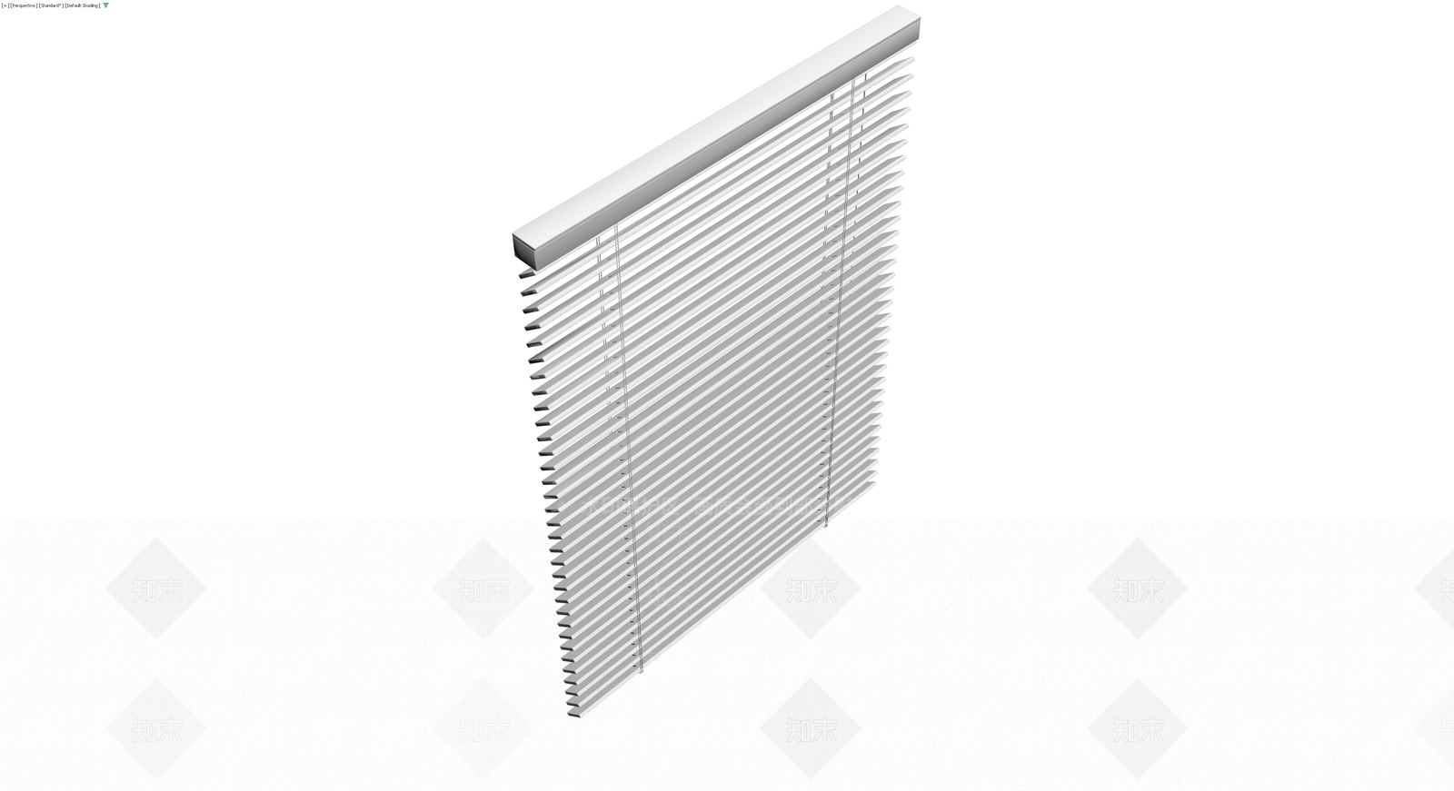 白色百叶窗组件3D模型下载【ID:1230087610】