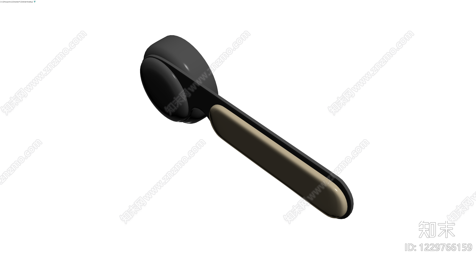 黑米色手柄造型模型3D模型下载【ID:1229766159】