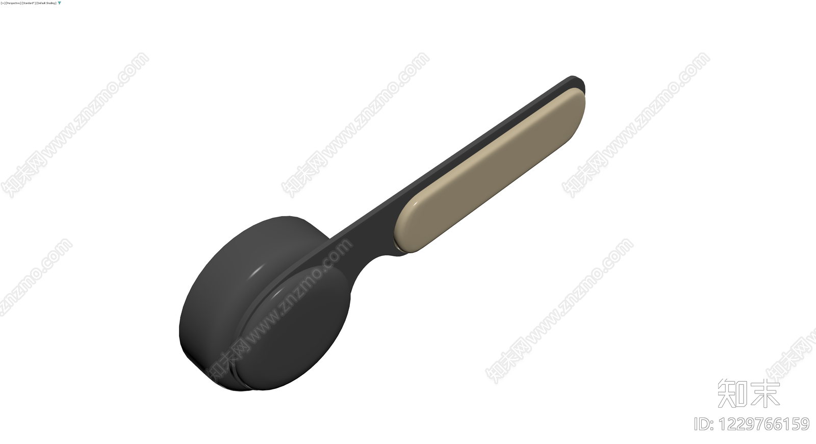 黑米色手柄造型模型3D模型下载【ID:1229766159】