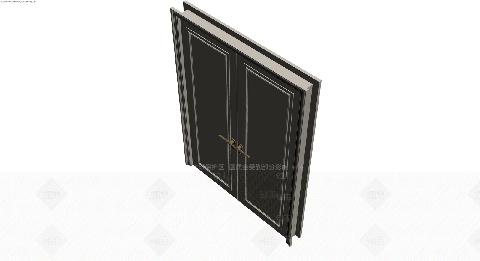 双开装饰门模型3D模型下载【ID:1229969660】