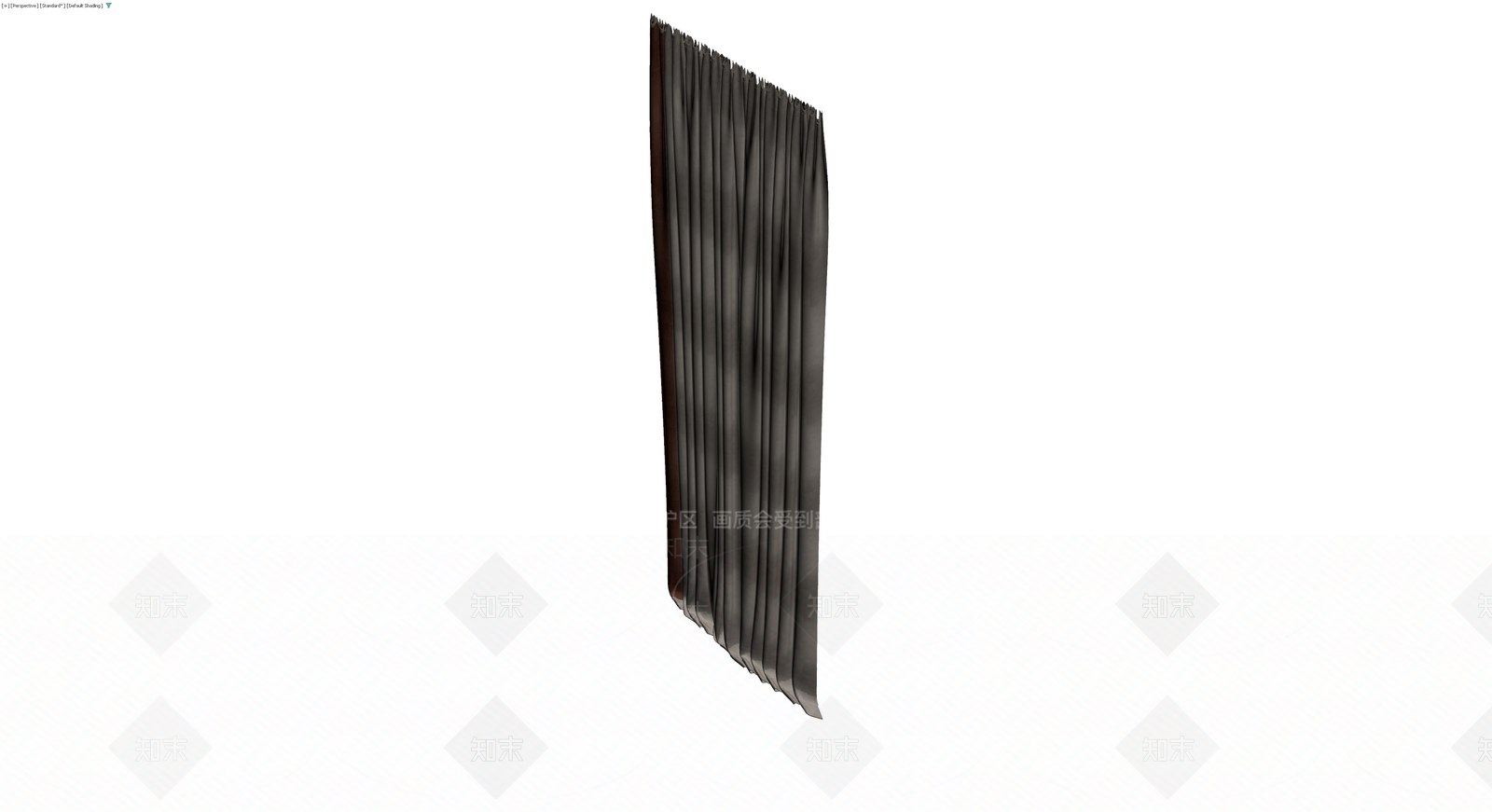 双色调垂褶窗帘3D模型下载【ID:1230137287】