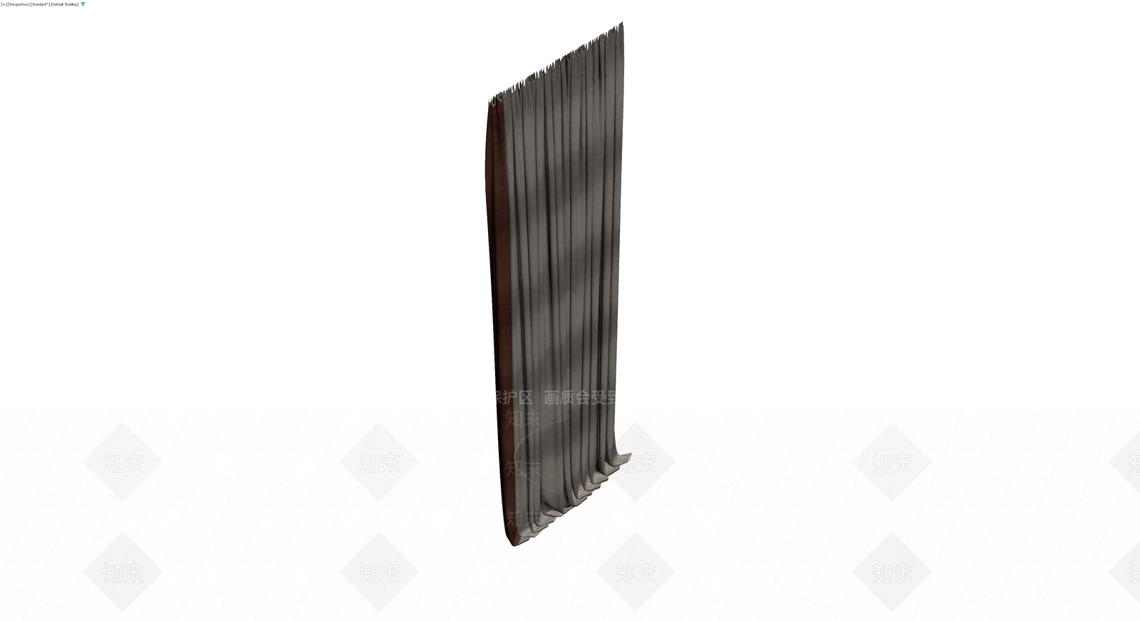 双色调垂褶窗帘3D模型下载【ID:1230137287】