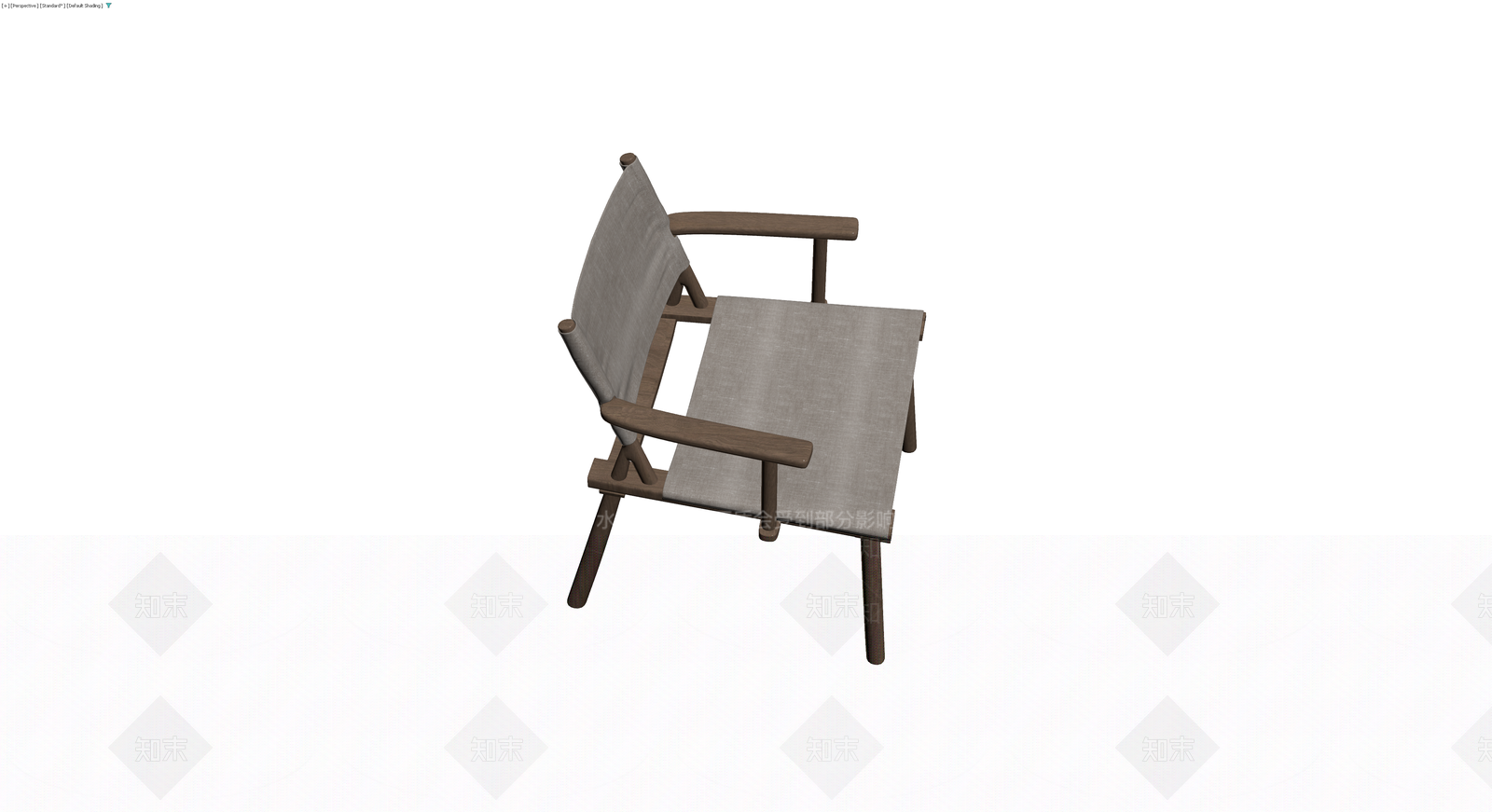 木质框架编织扶手椅3D模型下载【ID:1230171352】