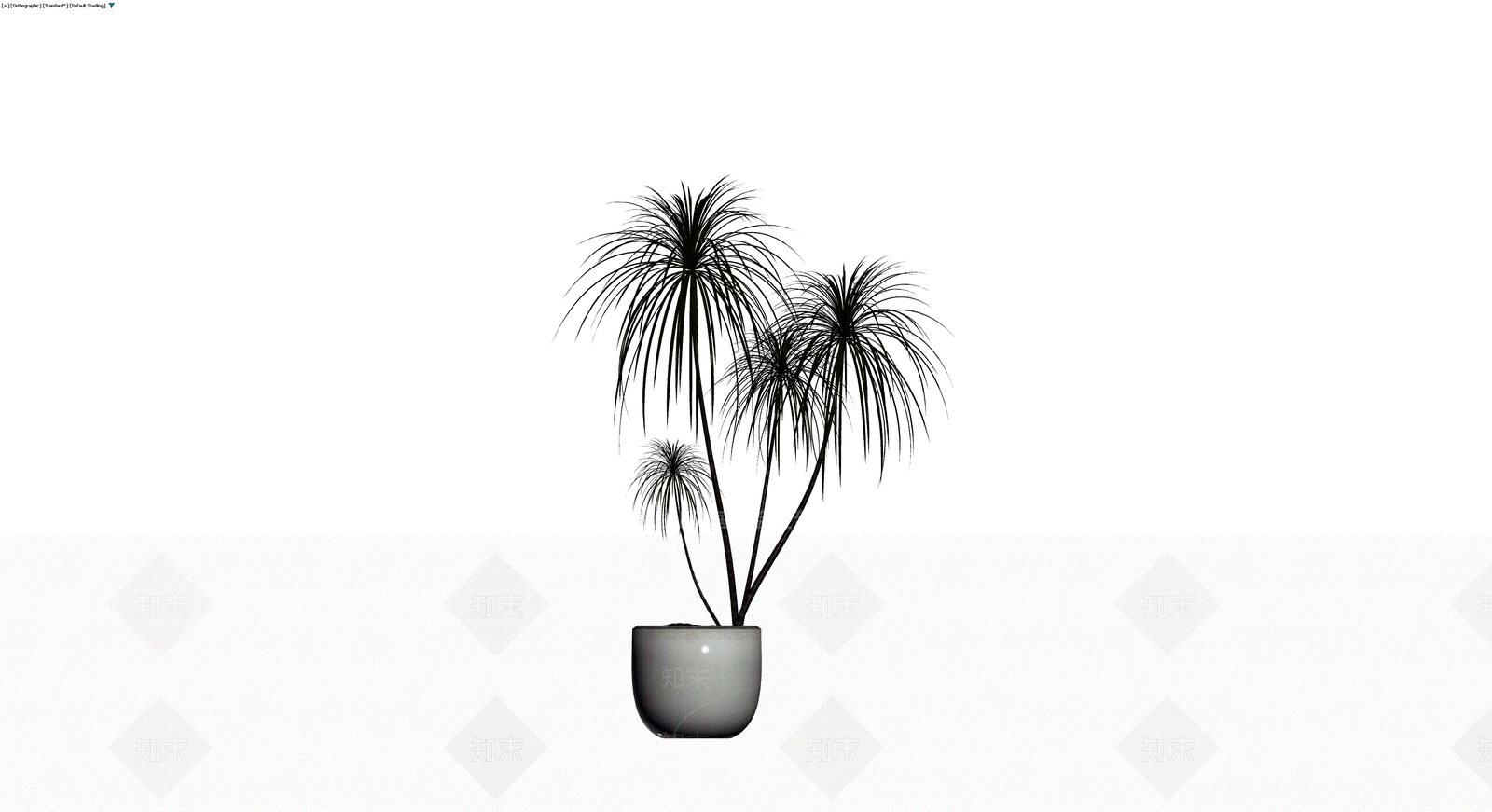 盆栽植物带盆3D模型下载【ID:1230341585】