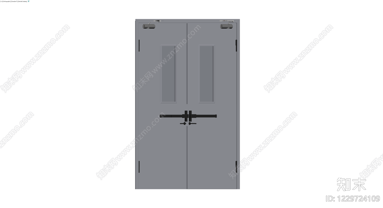 双开玻璃防火门3D模型下载【ID:1229724109】