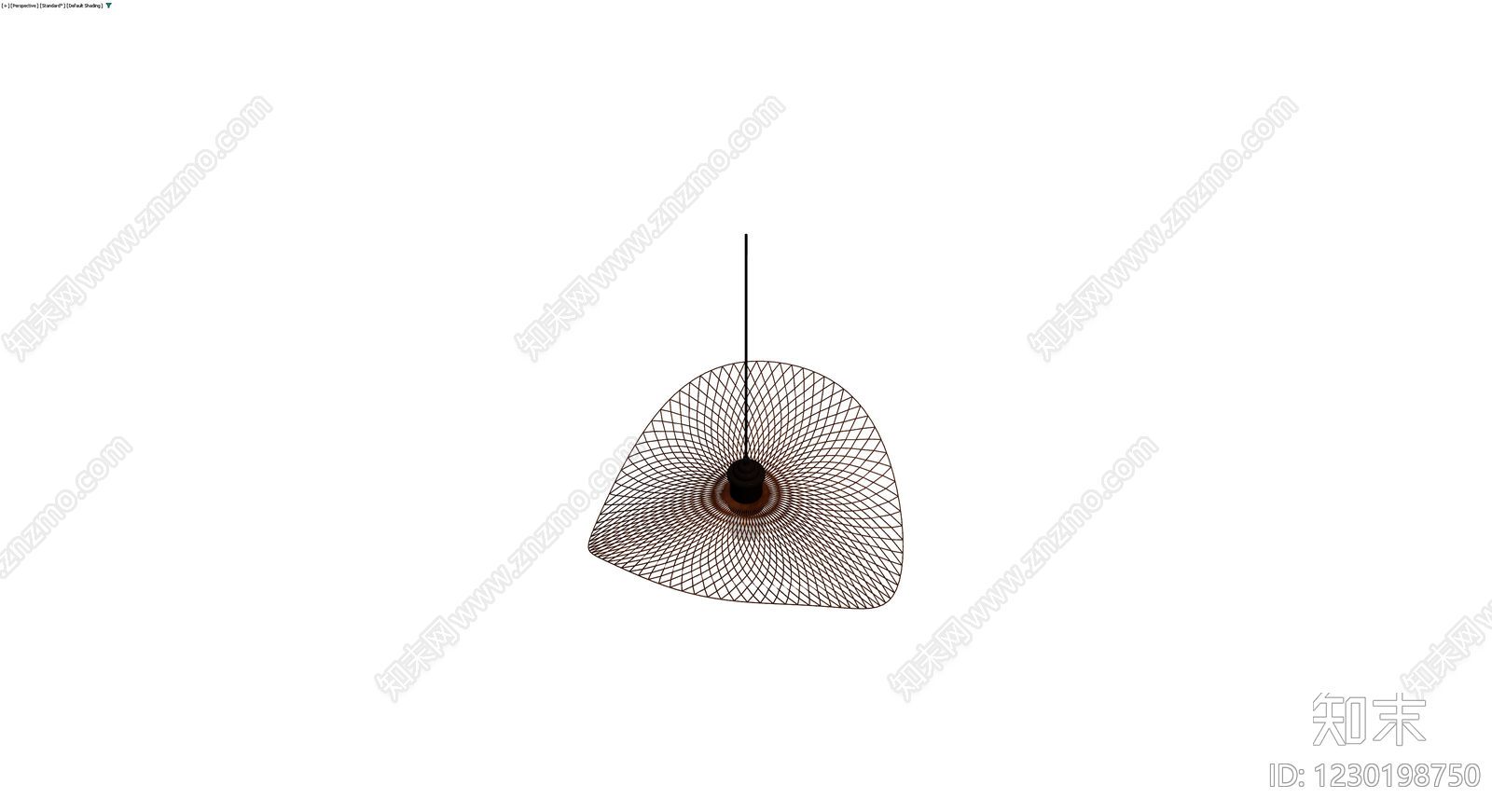 编织纹理吊灯3D模型下载【ID:1230198750】