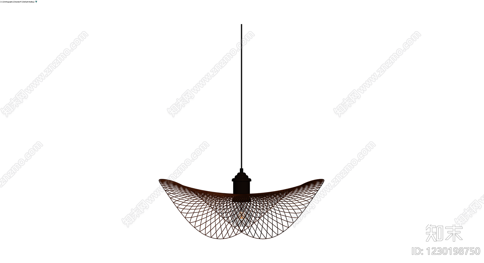 编织纹理吊灯3D模型下载【ID:1230198750】