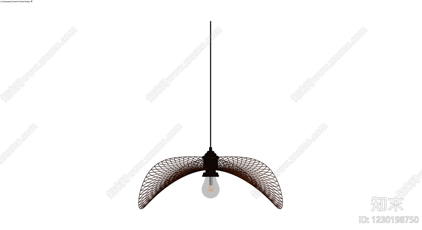 编织纹理吊灯3D模型下载【ID:1230198750】