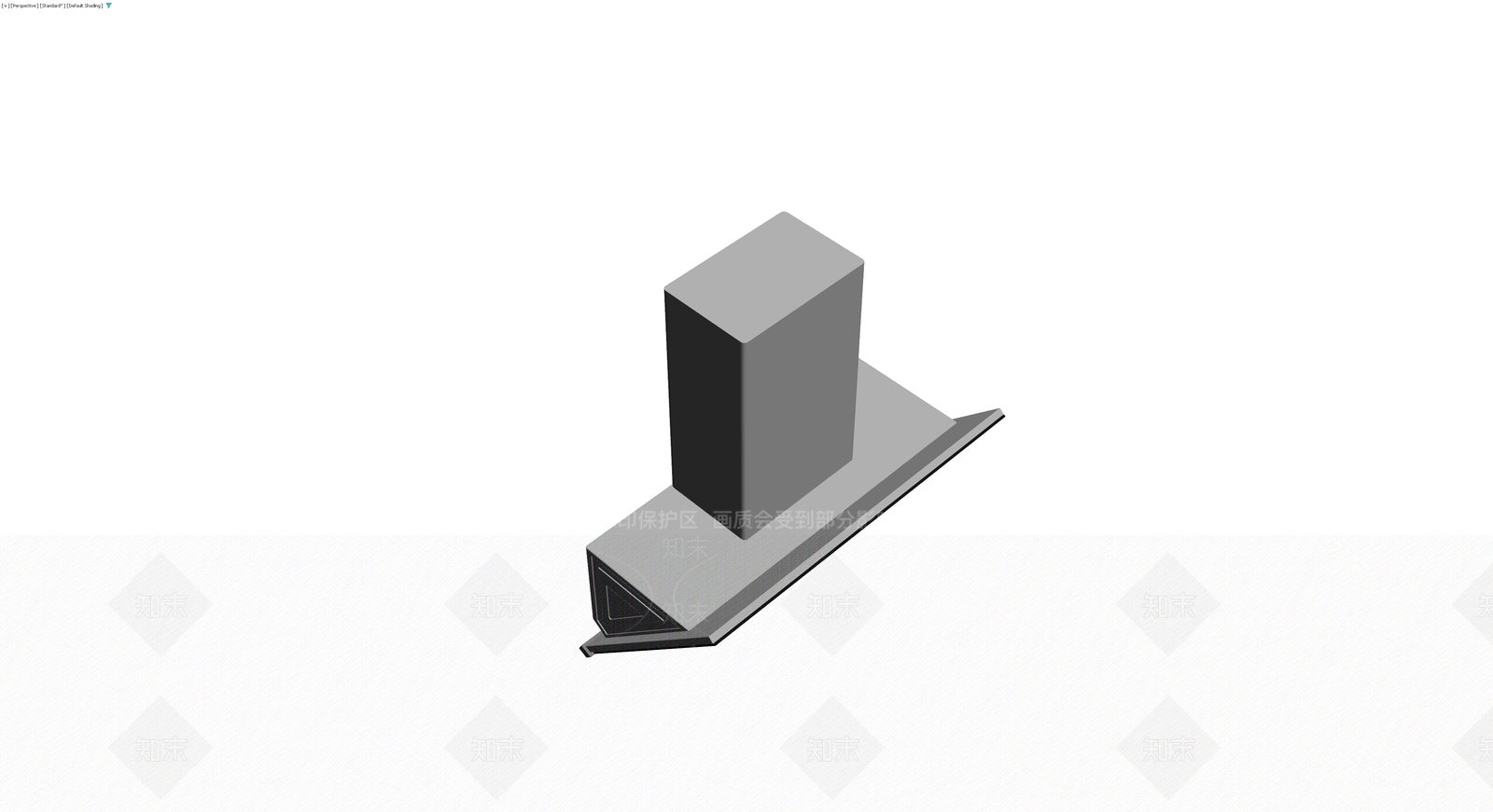 侧吸式抽油烟机灰模3D模型下载【ID:1229981192】