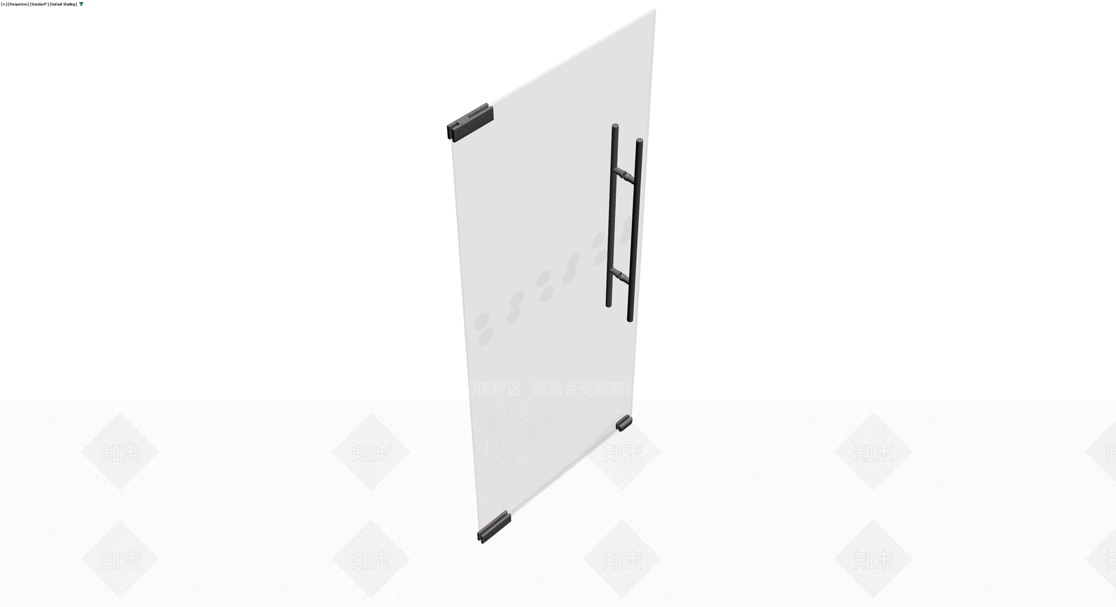 磨砂玻璃门体模型3D模型下载【ID:1230666352】