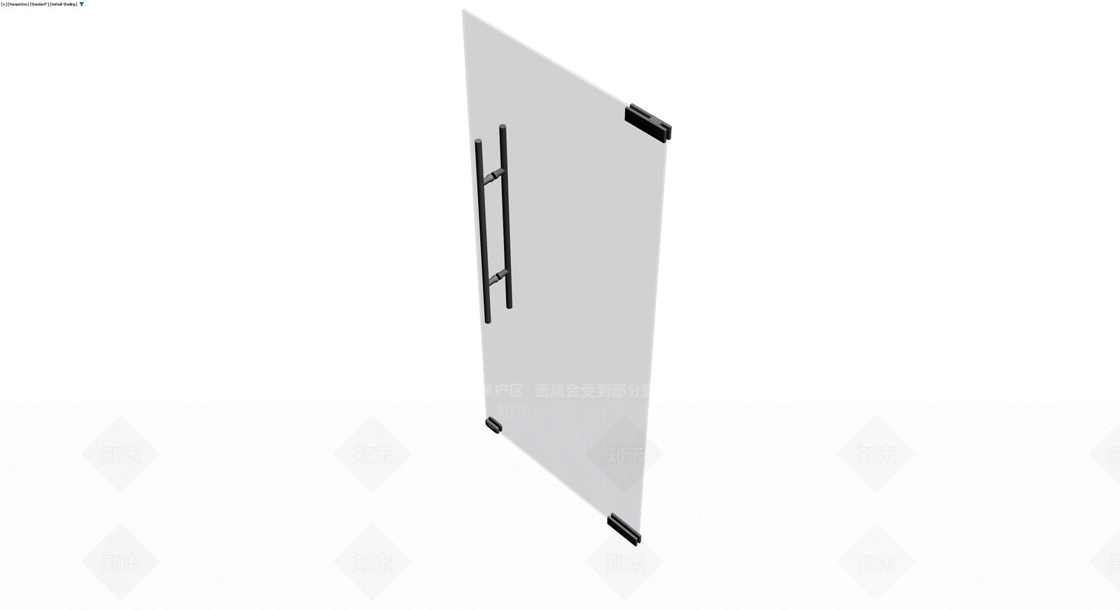 磨砂玻璃门体模型3D模型下载【ID:1230666352】