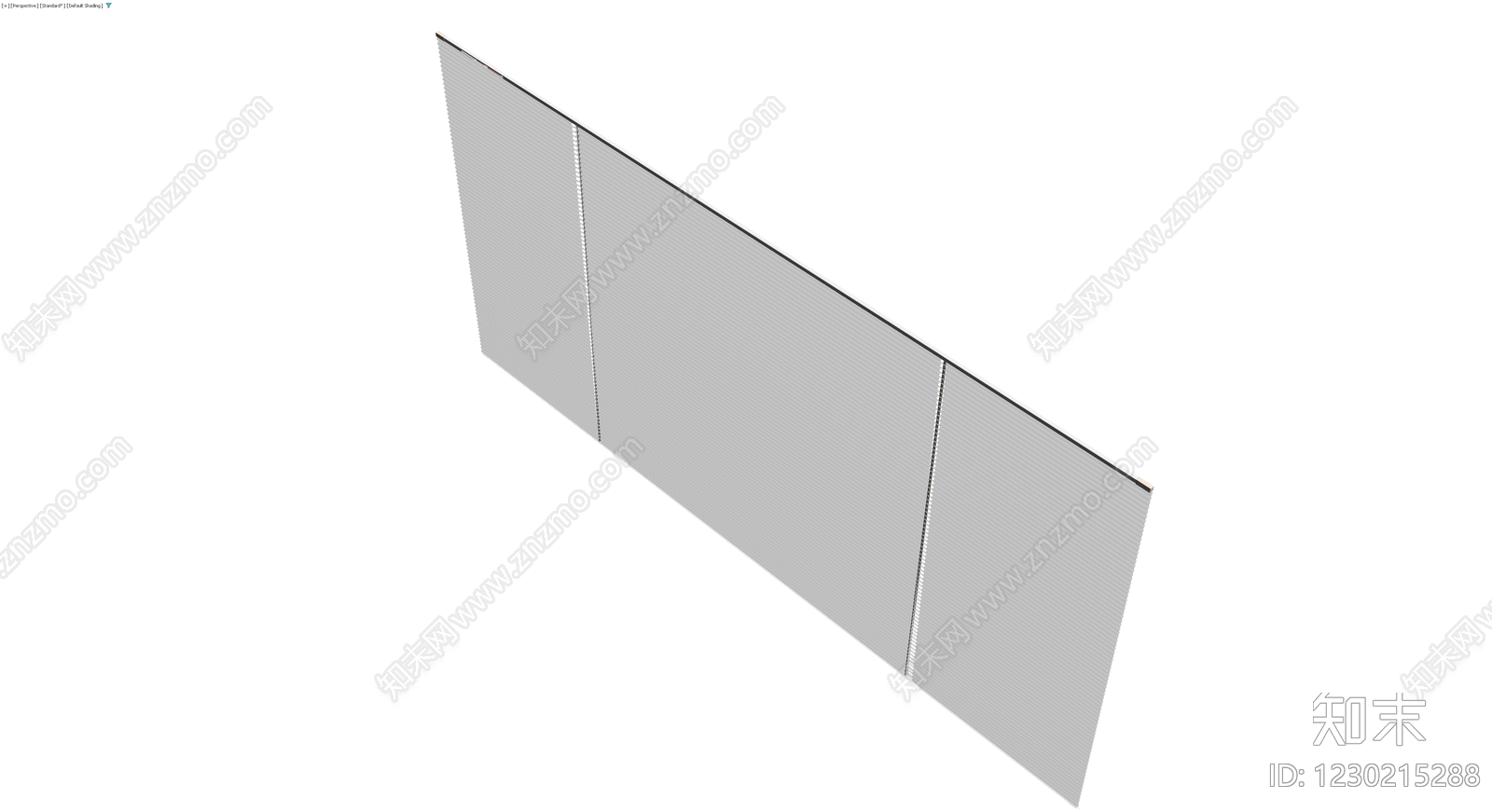 三扇联动百叶窗3D模型下载【ID:1230215288】