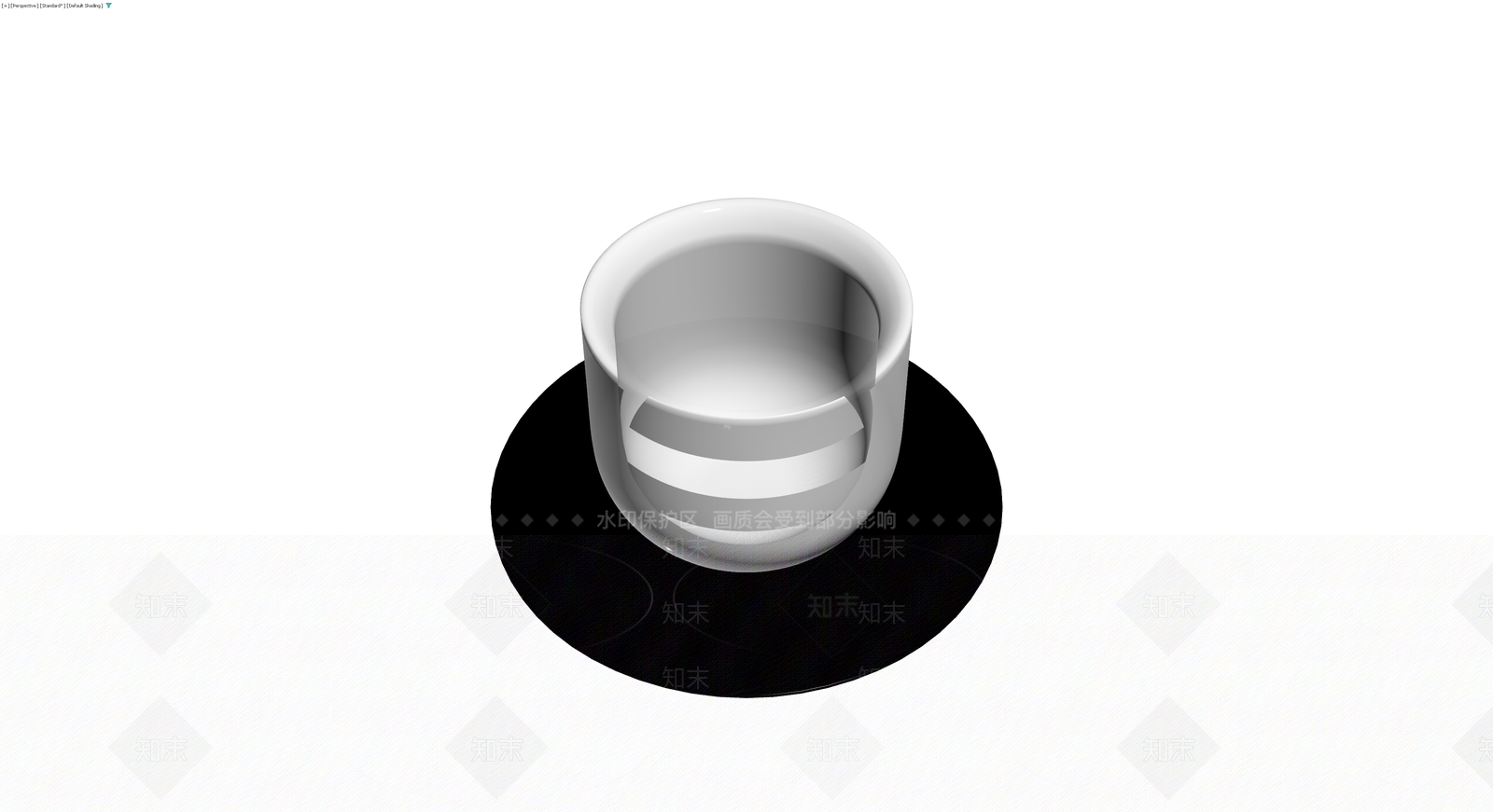 白色条纹马克杯3D模型下载【ID:1229940583】