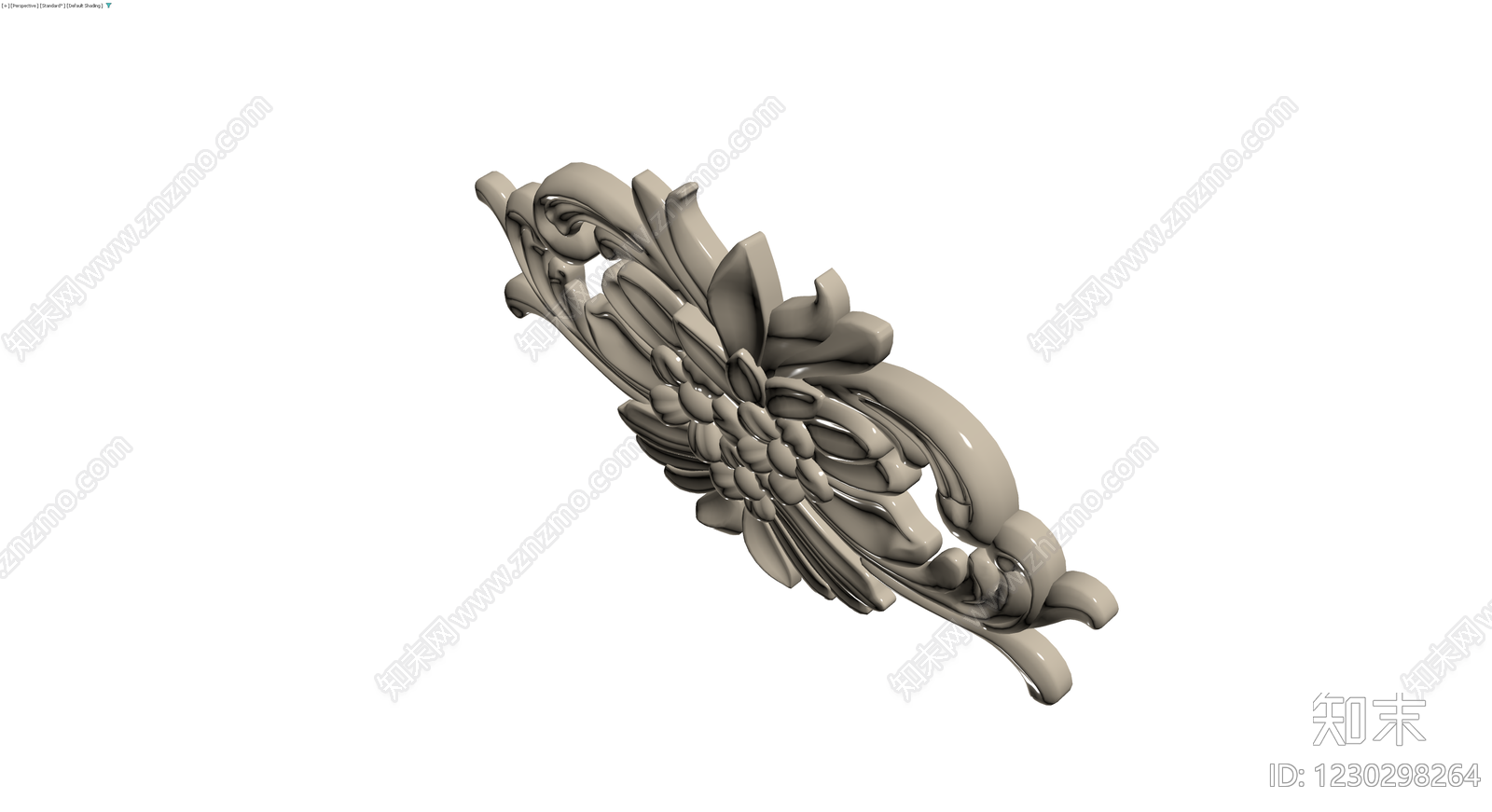 巴洛克风格浮雕装饰件3D模型下载【ID:1230298264】