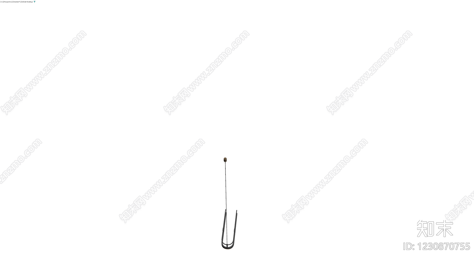 黑色金属吊灯3D模型下载【ID:1230870755】