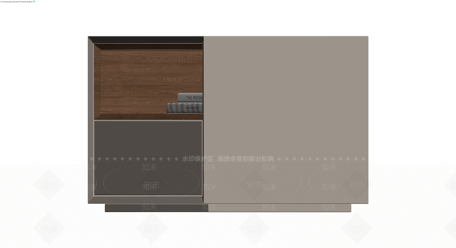 现代风格收纳柜3D模型下载【ID:1229658862】