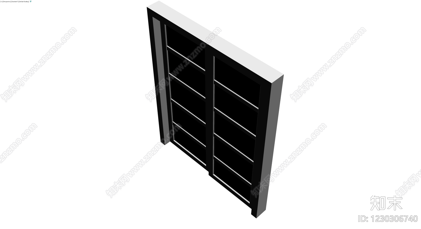 法式双开玻璃门模型3D模型下载【ID:1230306740】