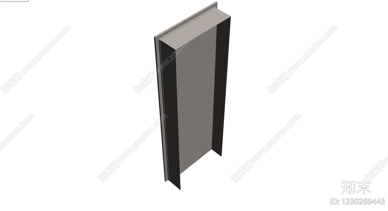 现代风格室内成品门3D模型下载【ID:1230269443】