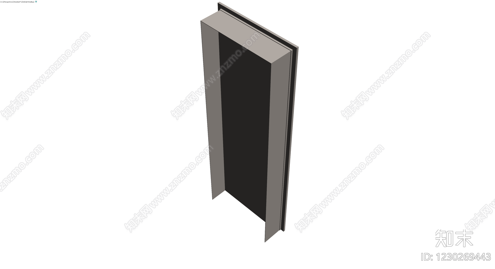 现代风格室内成品门3D模型下载【ID:1230269443】