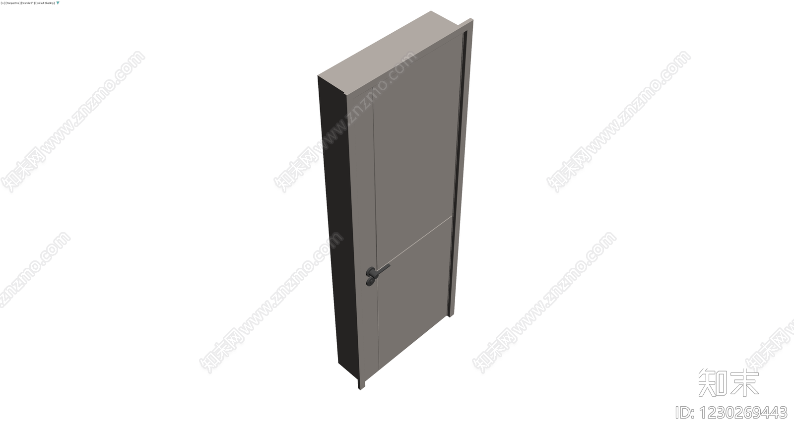 现代风格室内成品门3D模型下载【ID:1230269443】