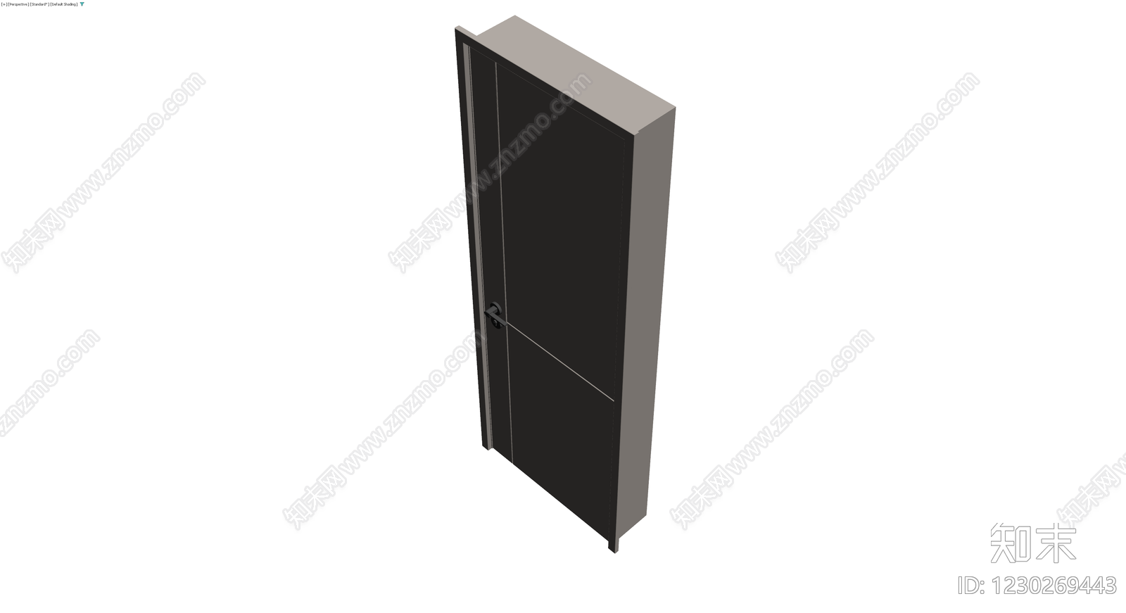 现代风格室内成品门3D模型下载【ID:1230269443】