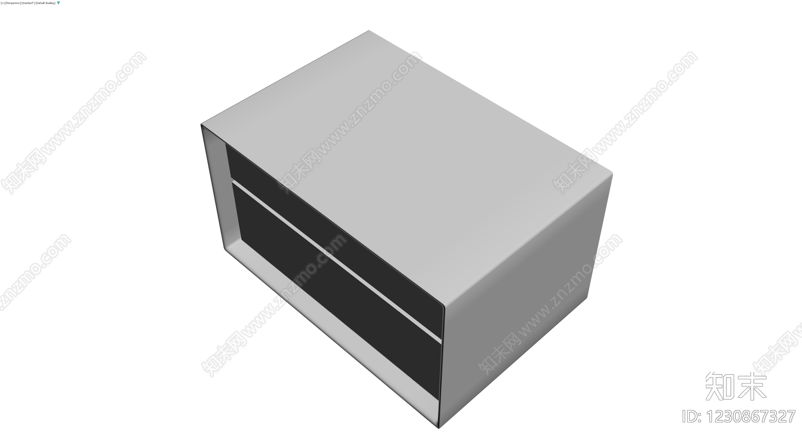 灰色抽屉柜灰模3D模型下载【ID:1230867327】