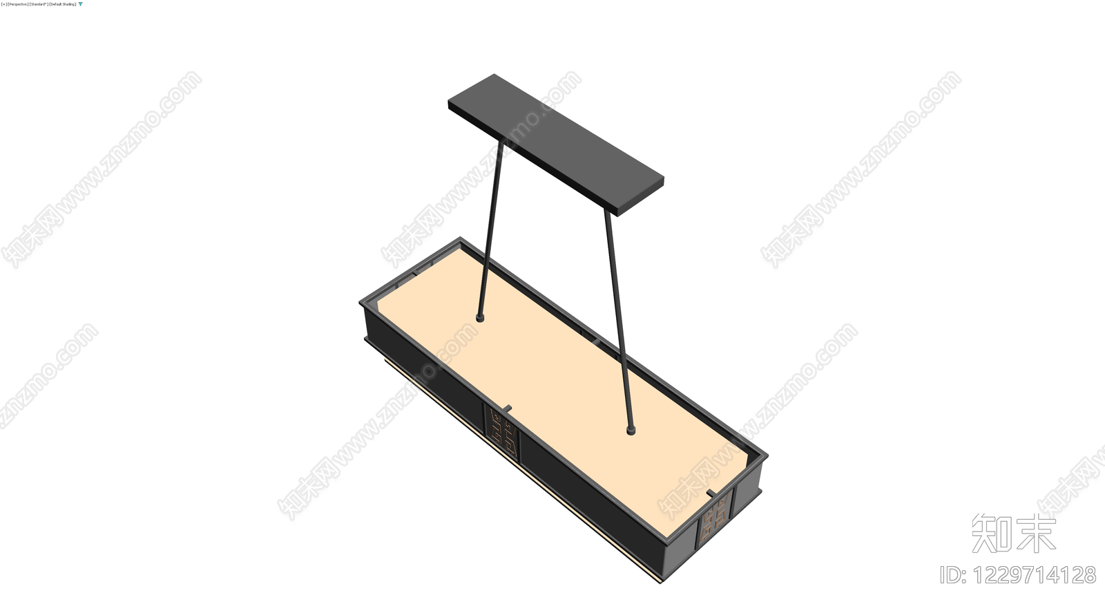 新中式吊灯3D模型下载【ID:1229714128】