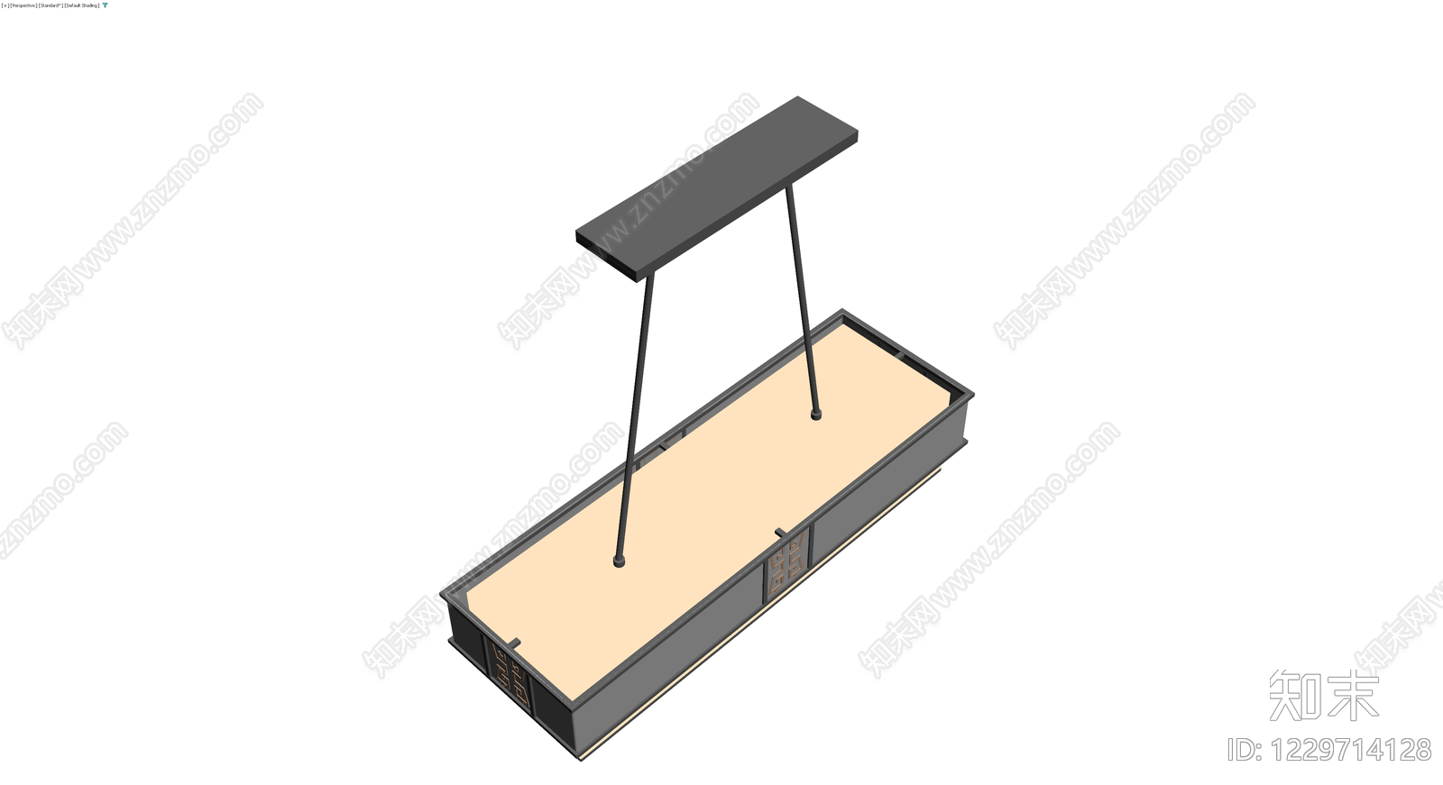 新中式吊灯3D模型下载【ID:1229714128】