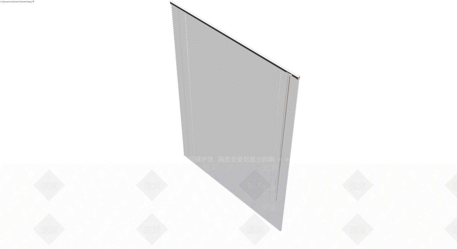 白色百叶窗组件3D模型下载【ID:1229644094】