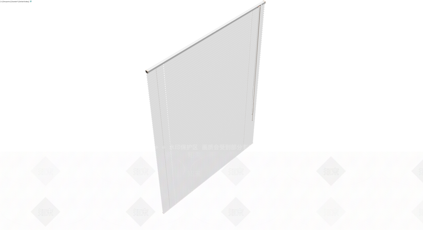 白色百叶窗组件3D模型下载【ID:1229644094】