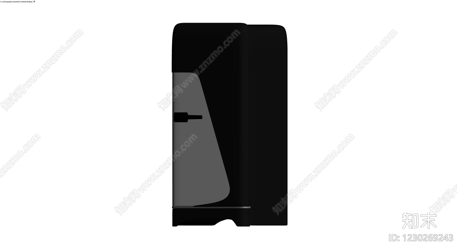 黑灰配色柜体模型3D模型下载【ID:1230269243】