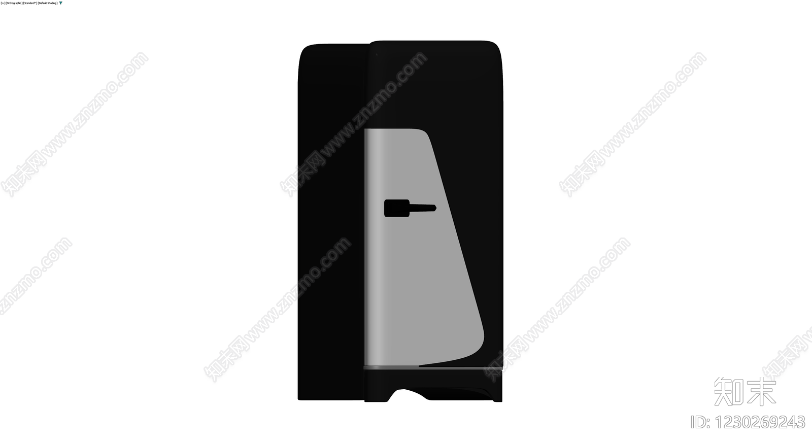 黑灰配色柜体模型3D模型下载【ID:1230269243】