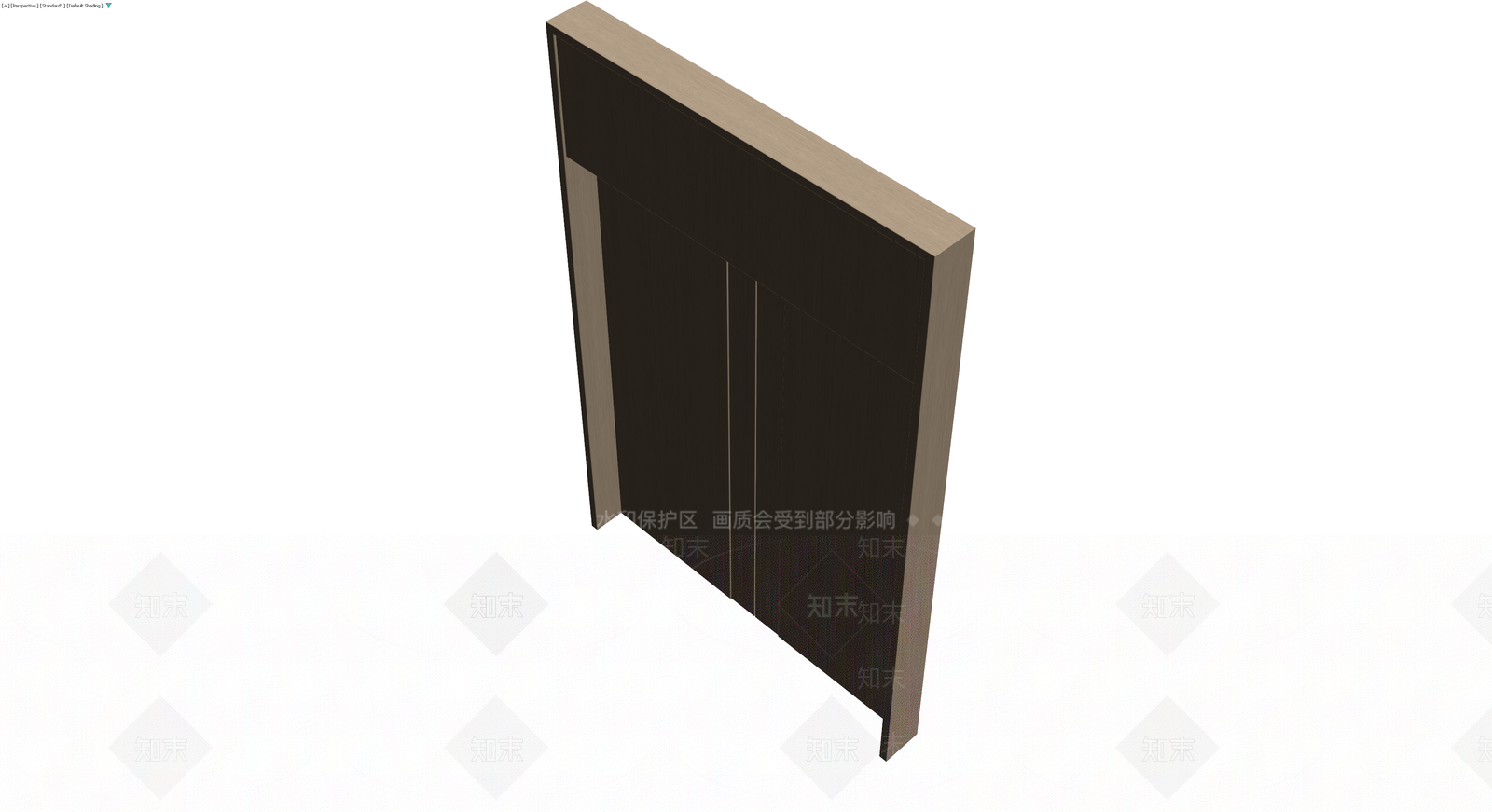 双门高柜木纹模型3D模型下载【ID:1230751402】