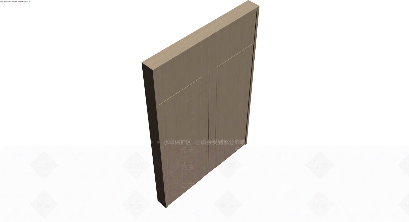 双门高柜木纹模型3D模型下载【ID:1230751402】