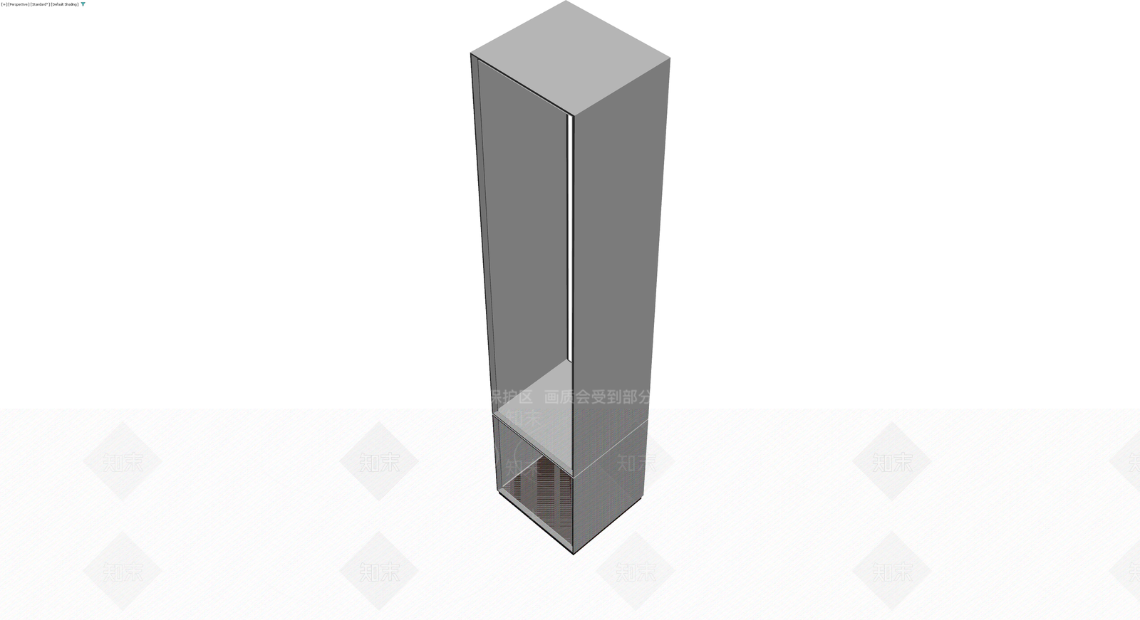 现代风格灰色高柜3D模型下载【ID:1229956858】