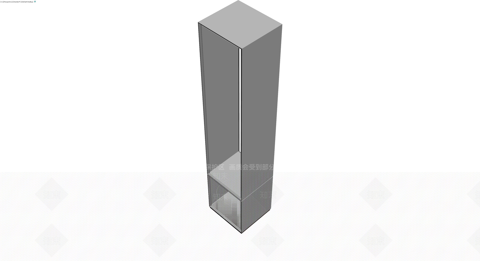现代风格灰色高柜3D模型下载【ID:1229956858】