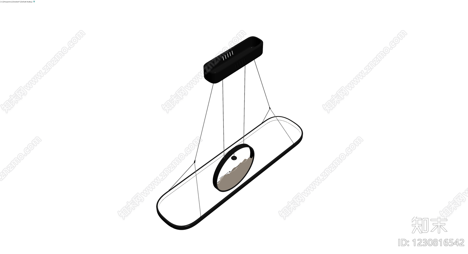 现代造型吊灯模型3D模型下载【ID:1230816542】