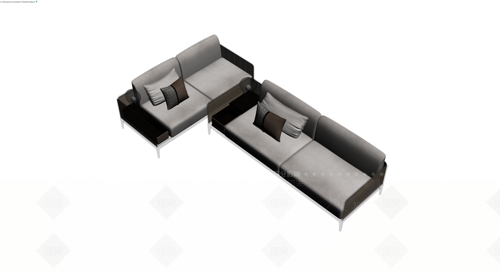 现代组合沙发3D模型下载【ID:1229875348】