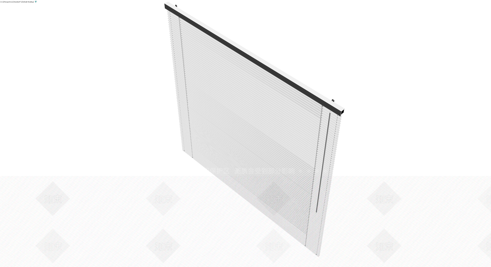 白色百叶窗成品3D模型下载【ID:1230153343】