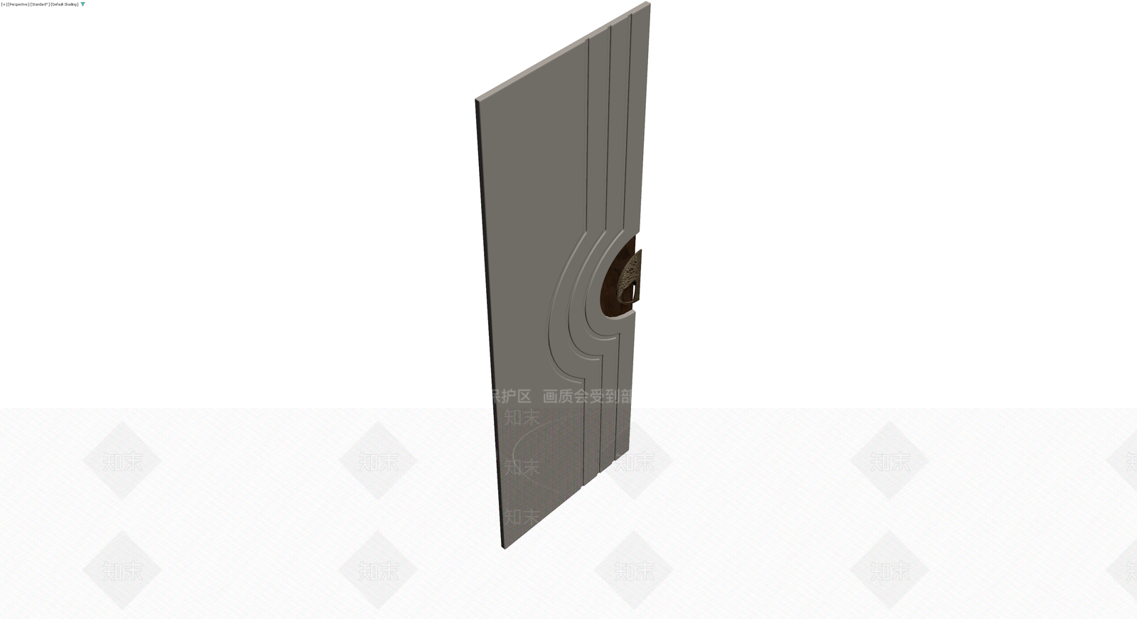 现代风格装饰门板3D模型下载【ID:1230539473】