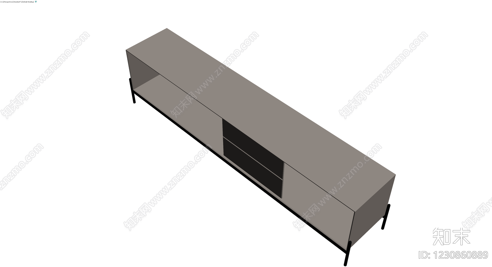 现代简约电视柜3D模型下载【ID:1230860889】