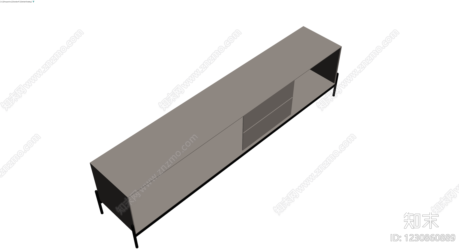 现代简约电视柜3D模型下载【ID:1230860889】