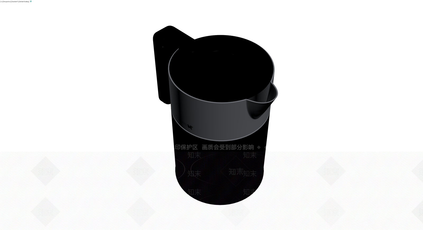 黑色带刻度量杯3D模型下载【ID:1229919795】