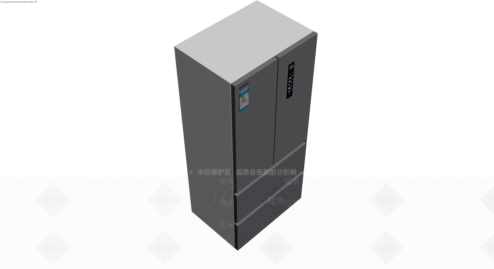 博世多门冰箱模型3D模型下载【ID:1230340252】
