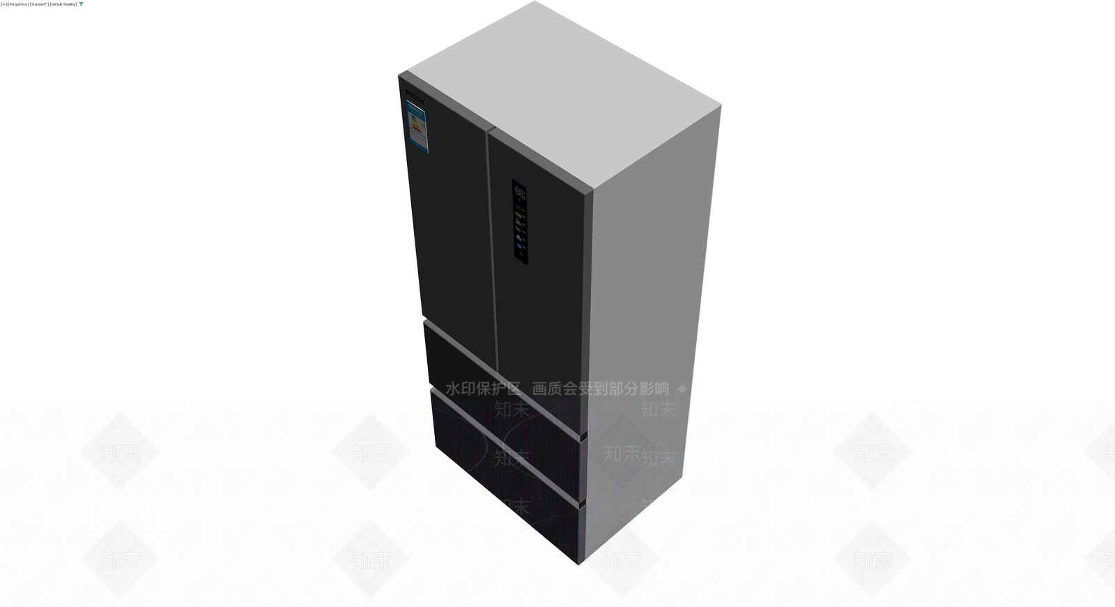 博世多门冰箱模型3D模型下载【ID:1230340252】