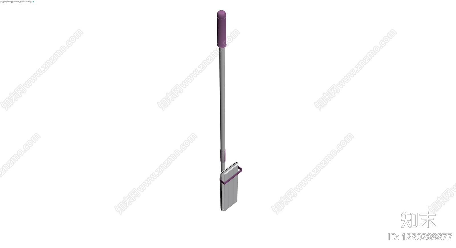 紫色平板拖把3D模型下载【ID:1230289877】