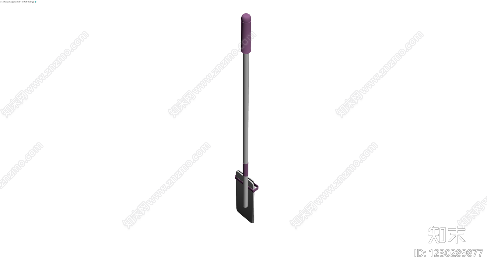紫色平板拖把3D模型下载【ID:1230289877】