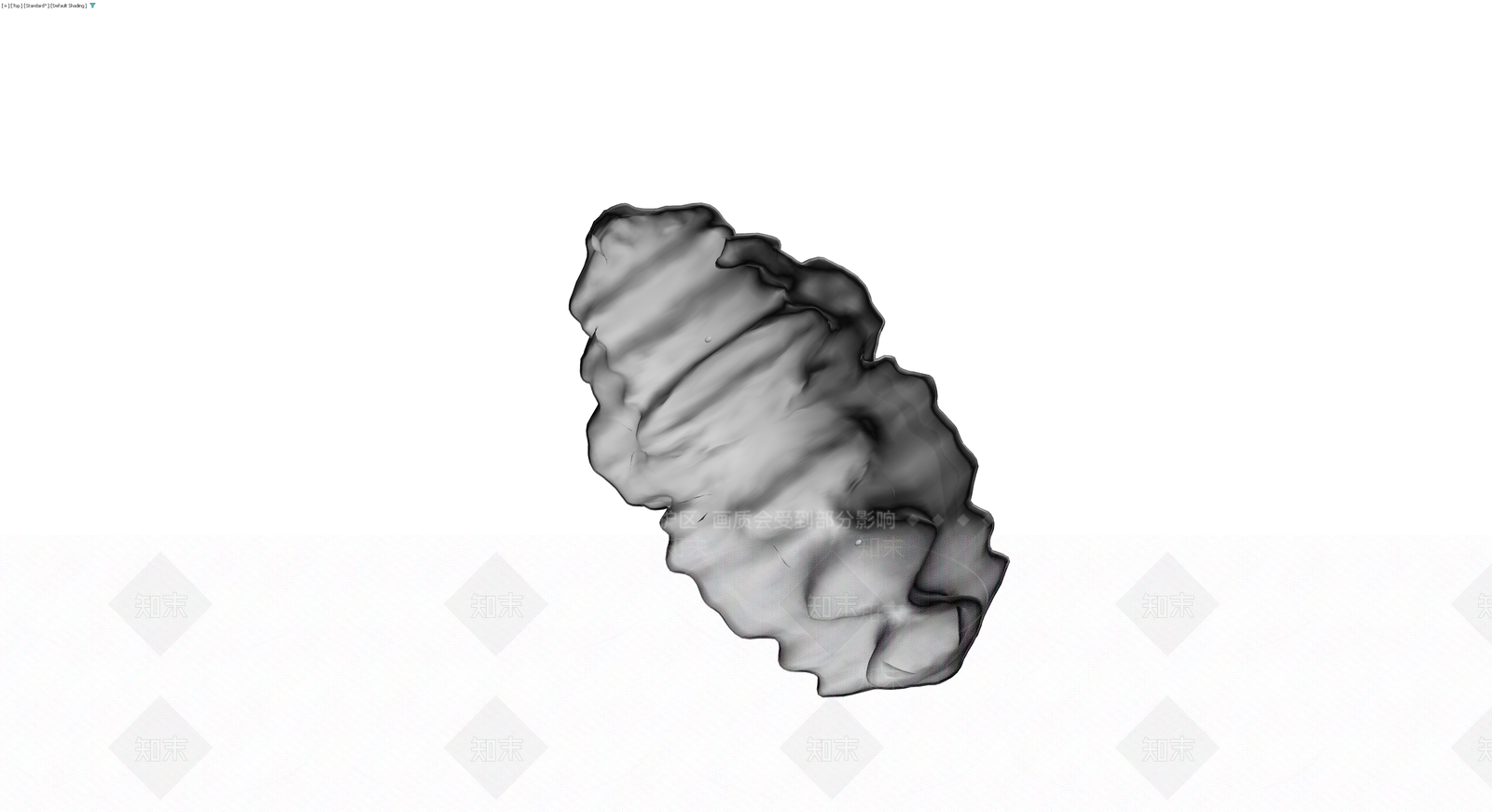 悬挂式不规则造型吊灯3D模型下载【ID:1230099915】